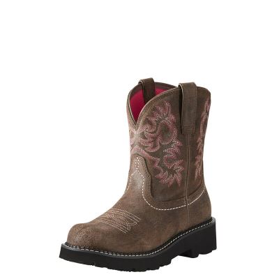 Ariat Western: Fatbaby Botas Western Mujer - Marrones Oscuro (AQMUF8563)